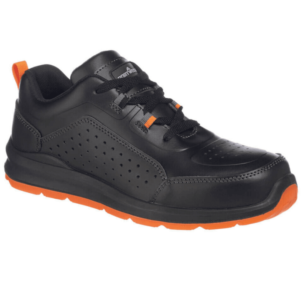 FC09 Compositelite Perforated Safety Trainer S1P UK6.5 - EU40 - US7.5 Black/Orange *One Size Only - Outlet Store*