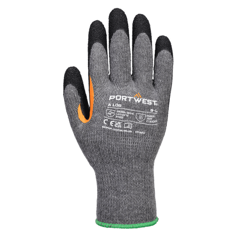 A106 Grip 10 Latex Reinforced Thumb Glove (Pk12)