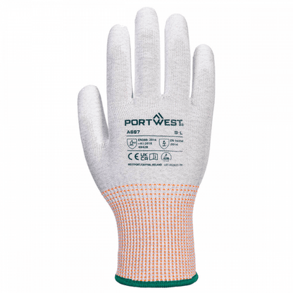 A697 LR13 ESD PU Palm Glove (Pk12)