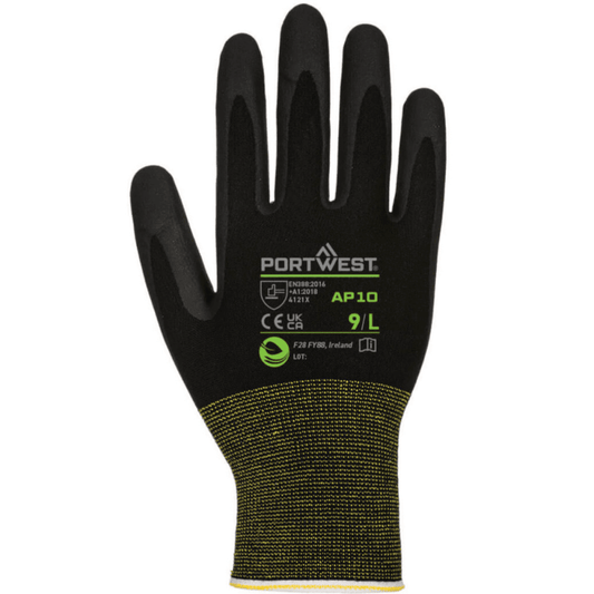 AP10 NPR15 Foam Nitrile Bamboo Glove (Pk12)