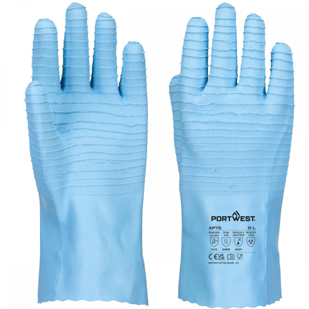 AP75 FD Chemical B Latex Gauntlet