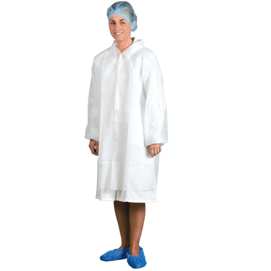 D118 Disposable Visitors Coat PP (PK200)