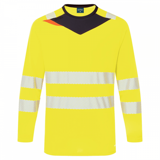 DX416 DX4 Hi-Vis T-Shirt Long Sleeve