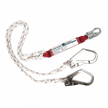 FP25 Double 1.8m Lanyard With Shock Absorber