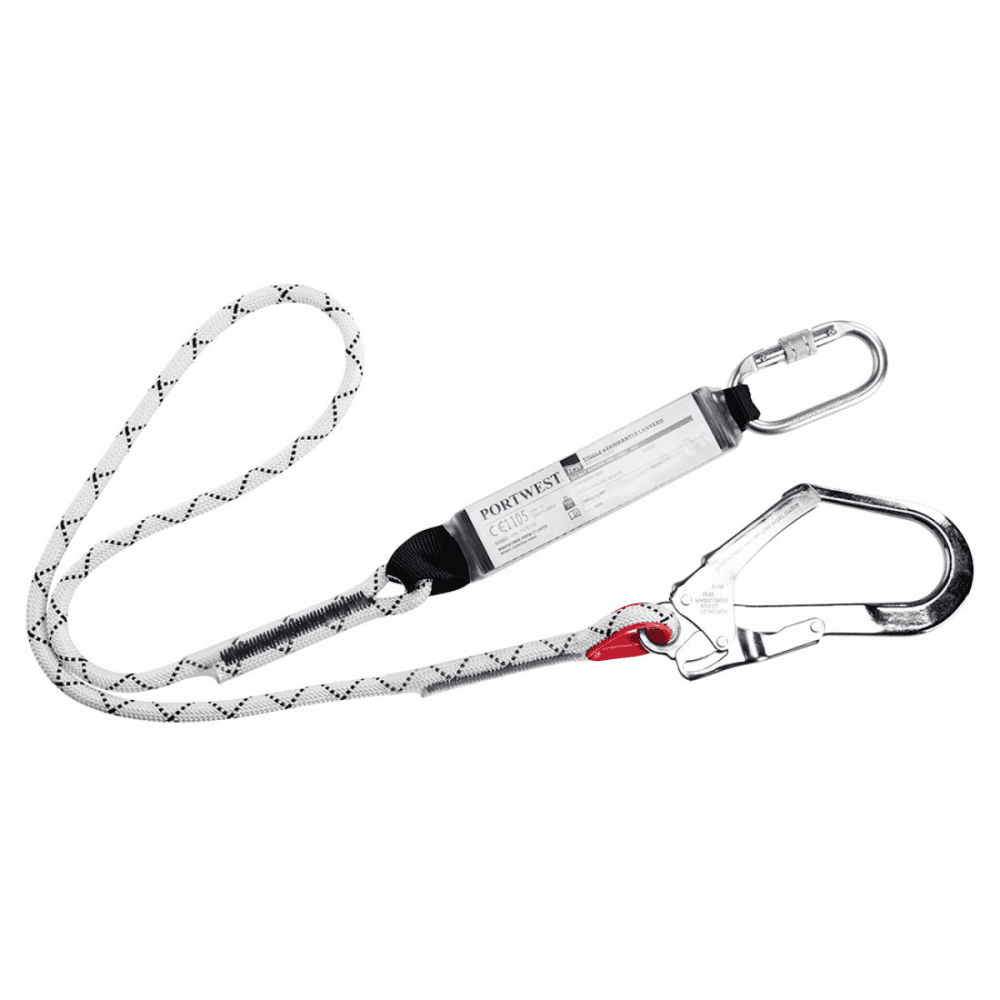 FP56 Single Kernmantle 1.8m Lanyard With Shock Absorber