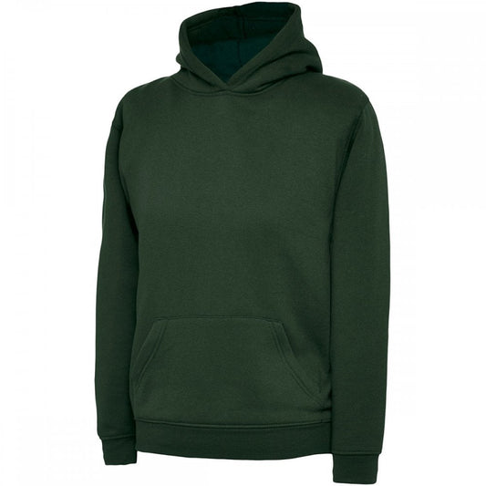 UX8 The UX Childrens Hooded Sweatshirt Bottle Green 11/13 YRS *One Size Only - Outlet Store*