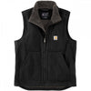104277 Washed Duck Lined Mock Neck Vest Gilet - Loose, generous fit