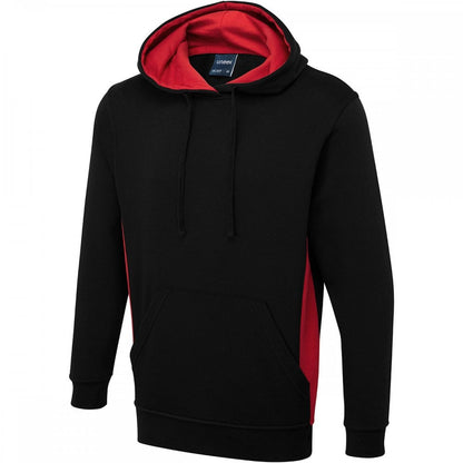 UC517 Two Tone Hooded Sweatshirt