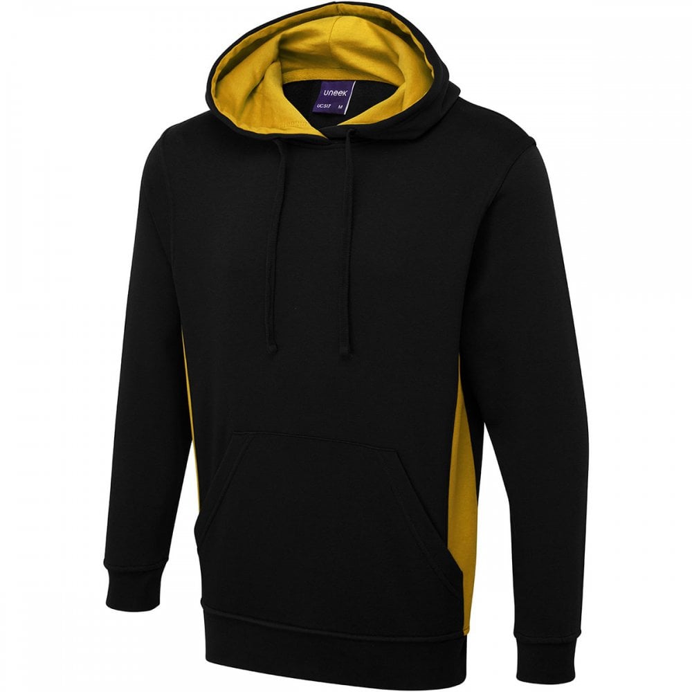 UC517 Two Tone Hooded Sweatshirt