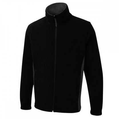 UC617 Two Tone Full Zip Fleece Jacket