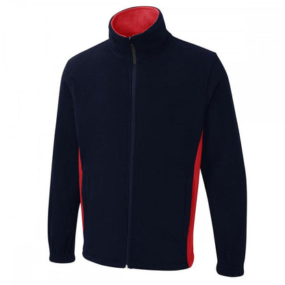 UC617 Two Tone Full Zip Fleece Jacket