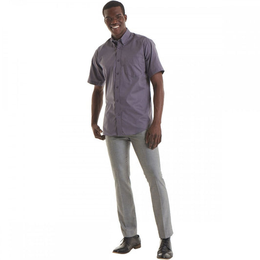 UC702 Mens Pinpoint Oxford Half Sleeve Shirt