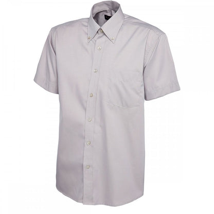 UC702 Mens Pinpoint Oxford Half Sleeve Shirt