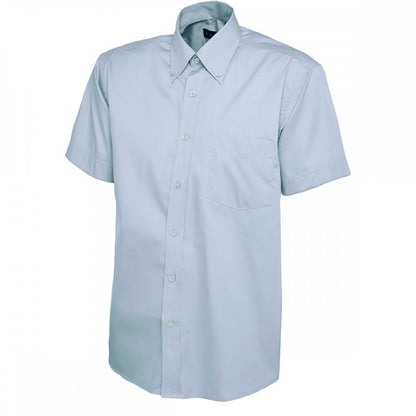 UC702 Mens Pinpoint Oxford Half Sleeve Shirt