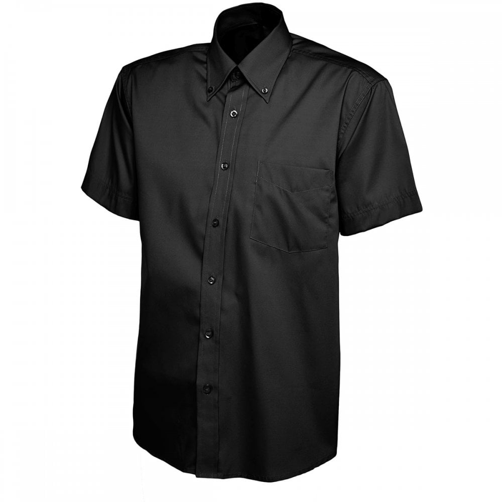 UC702 Mens Pinpoint Oxford Half Sleeve Shirt
