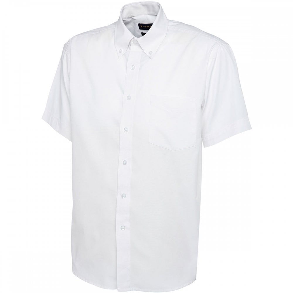UC702 Mens Pinpoint Oxford Half Sleeve Shirt