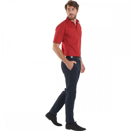 UC710 Mens Poplin Half Sleeve Shirt