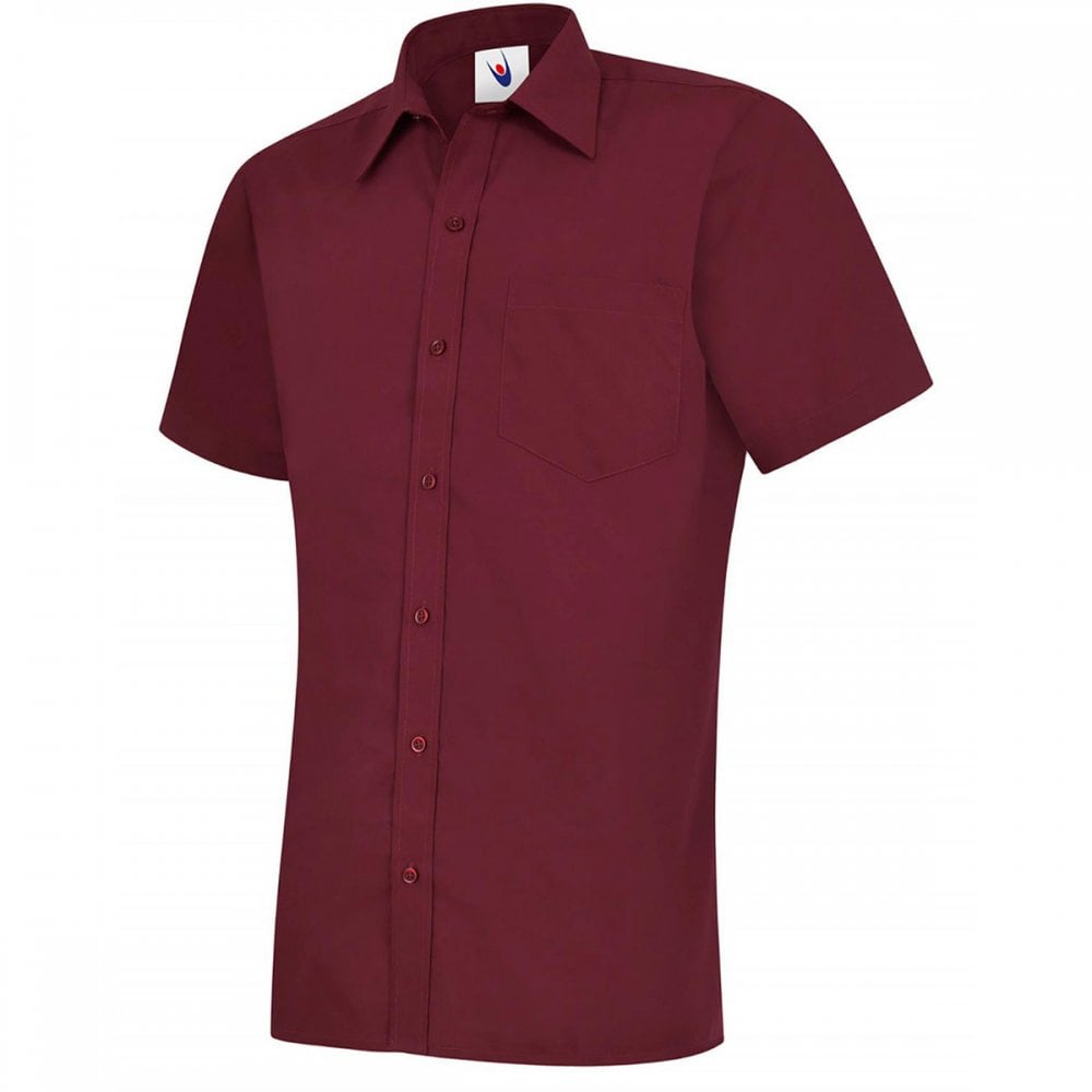 UC710 Mens Poplin Half Sleeve Shirt