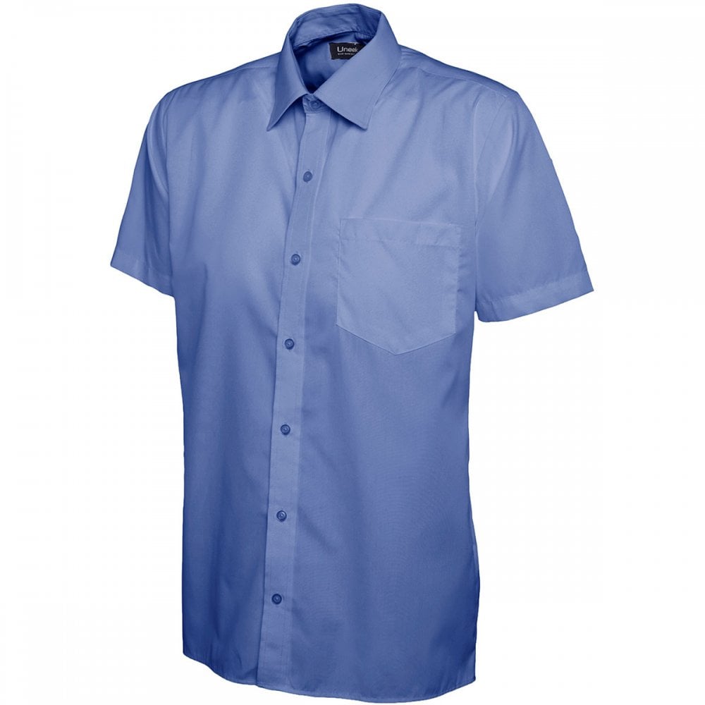 UC710 Mens Poplin Half Sleeve Shirt