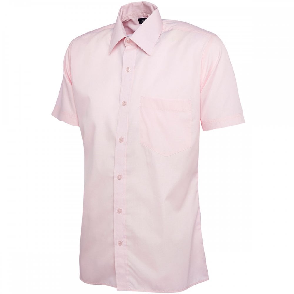 UC710 Mens Poplin Half Sleeve Shirt
