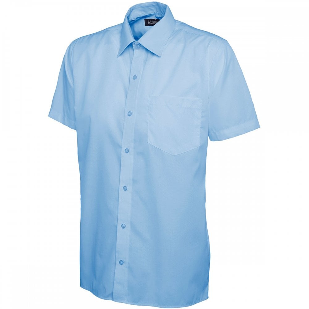 UC710 Mens Poplin Half Sleeve Shirt