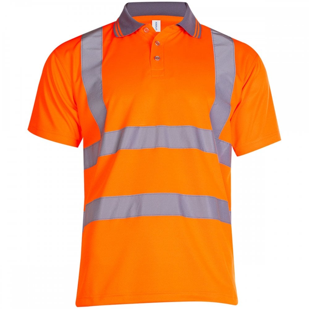 UC808 Hi Vis Short Sleeve Poloshirt