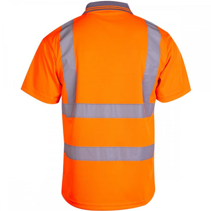 UC808 Hi Vis Short Sleeve Poloshirt