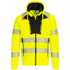 DX477 DX4 Hi-Vis Funnel Neck Zipped Sweatshirt