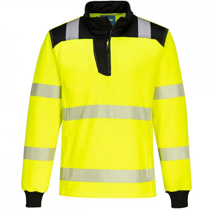 PW326 PW3 Hi-Vis 1/4 Zip Sweatshirt