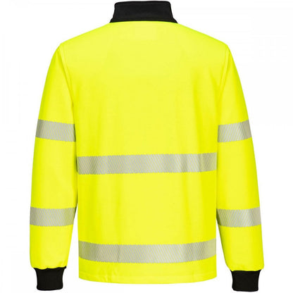 PW326 PW3 Hi-Vis 1/4 Zip Sweatshirt