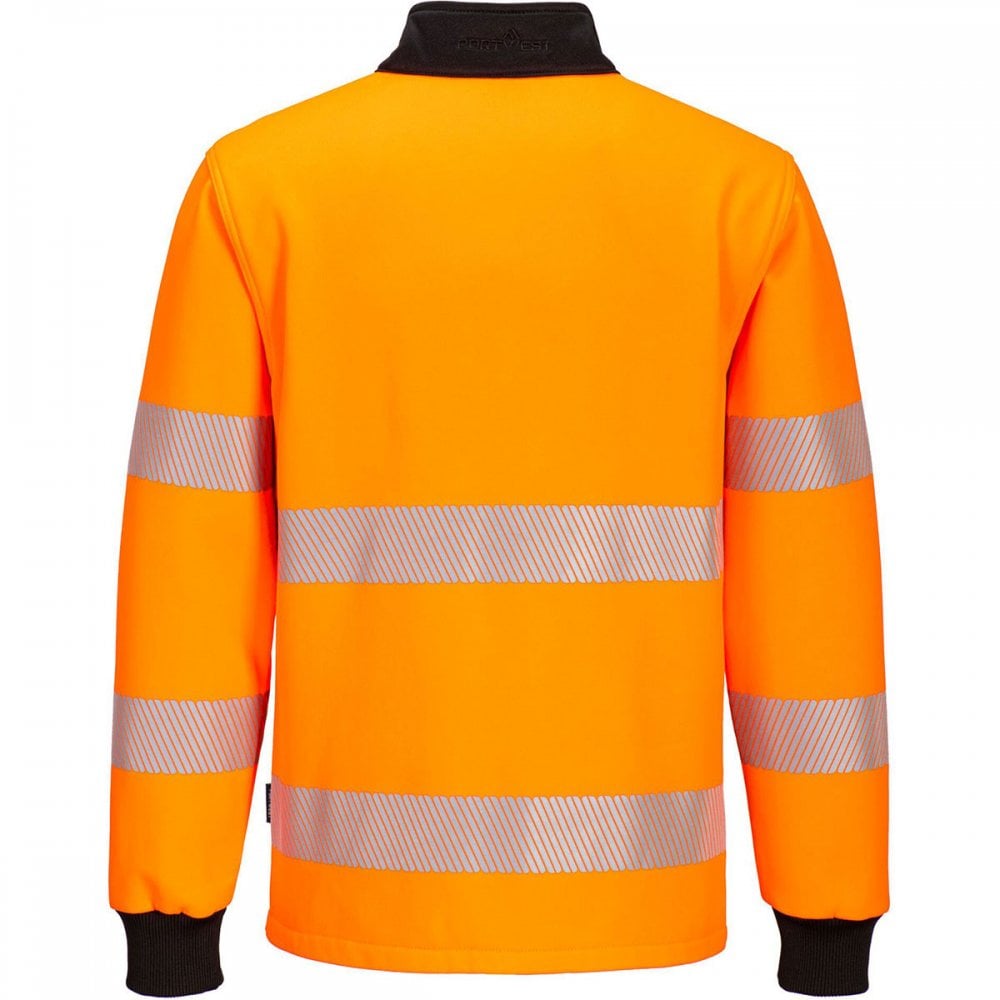 PW326 PW3 Hi-Vis 1/4 Zip Sweatshirt