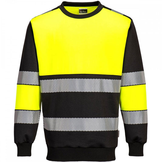 PW376 PW3 Hi-Vis Class 1 Sweatshirt
