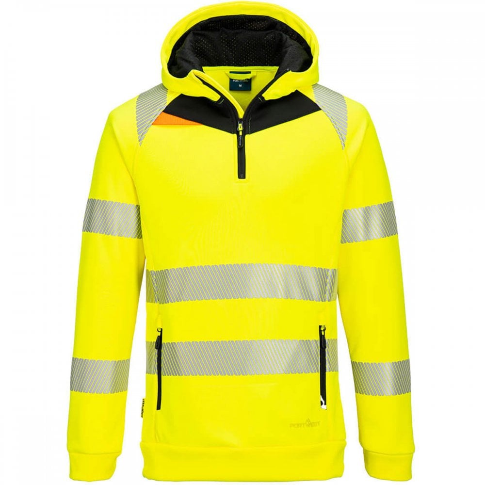 DX482 DX4 Hi-Vis 1/4 Zip Hoodie