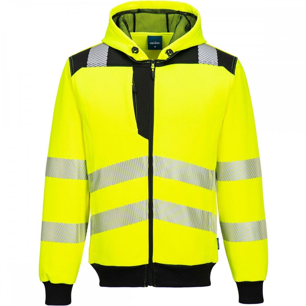 PW327 PW3 Hi-Vis Zip Hoodie