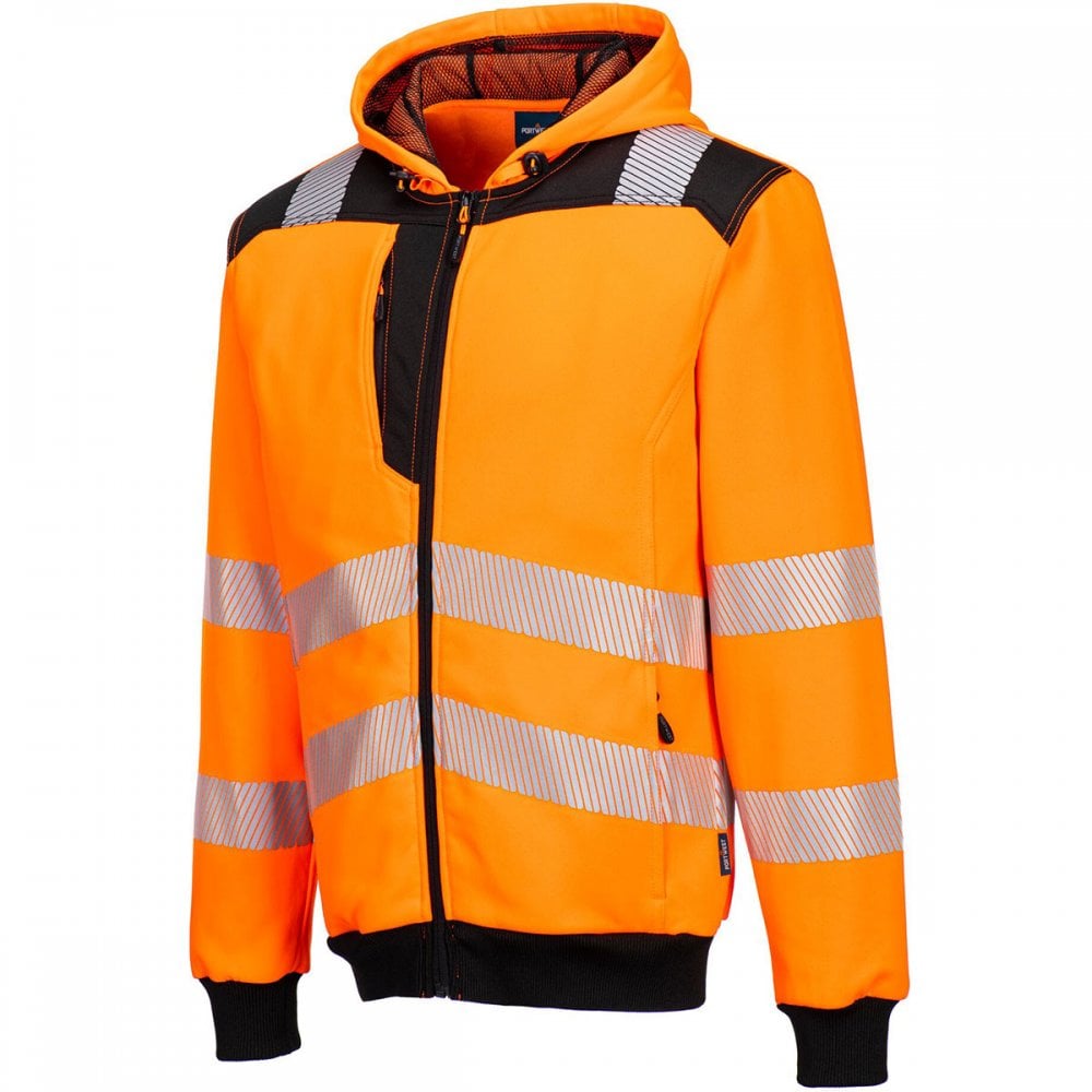 PW327 PW3 Hi-Vis Zip Hoodie