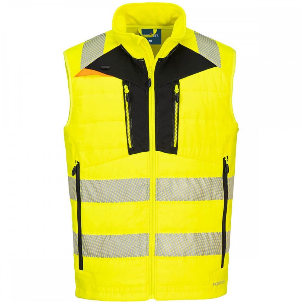 DX479 DX4 Hi-Vis Hybrid Baffle Bodywarmer