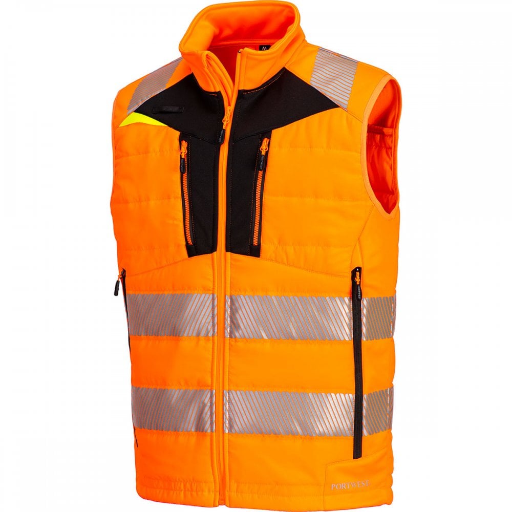 DX479 DX4 Hi-Vis Hybrid Baffle Bodywarmer