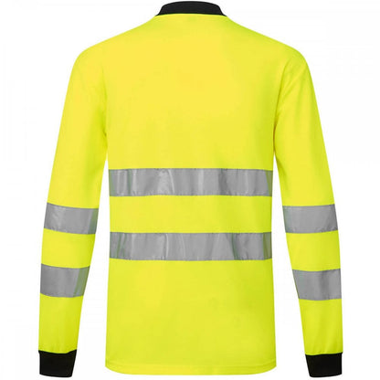 PW220 PW2 Hi-Vis Polo Shirt Long Sleeve