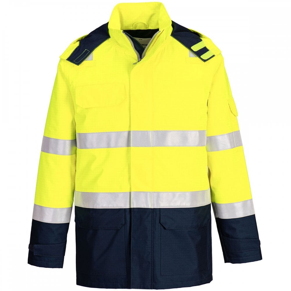 FR605 Bizflame Rain+ Hi-Vis Light Arc Jacket
