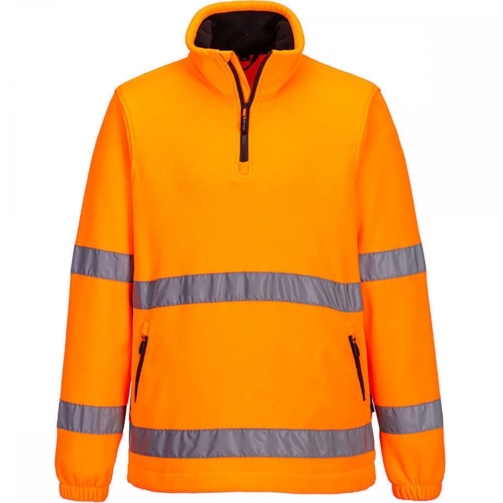 F302 Hi-Vis 1/2 Zip Fleece