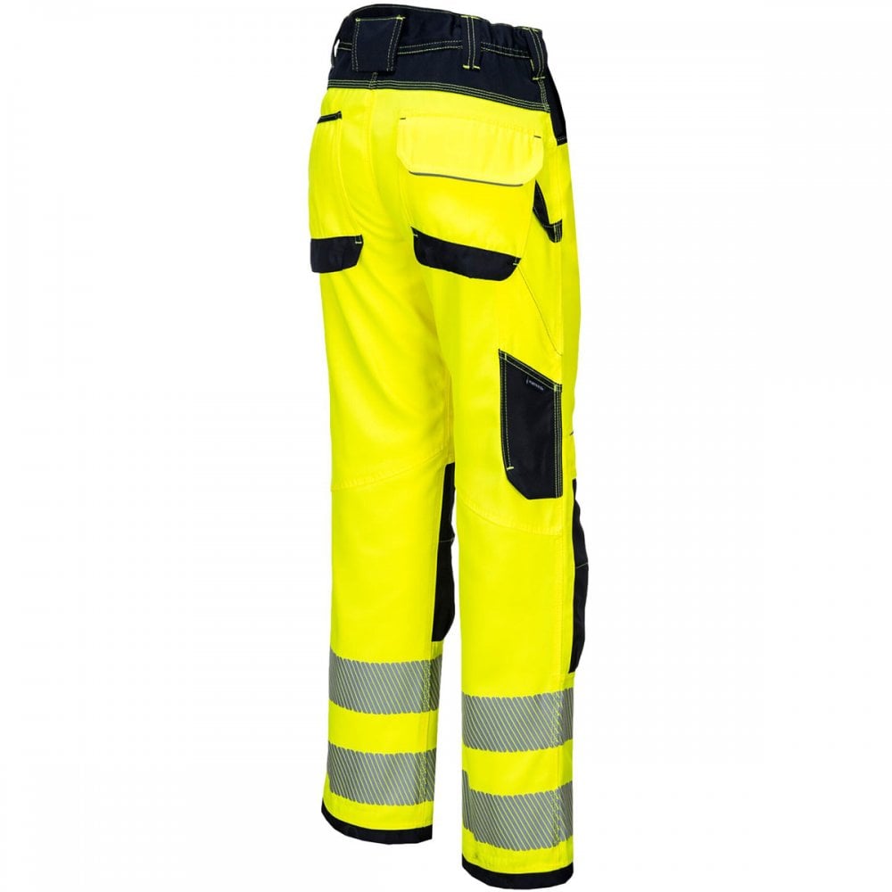 PW303 PW3 Hi-Vis Lightweight Stretch Work Trousers