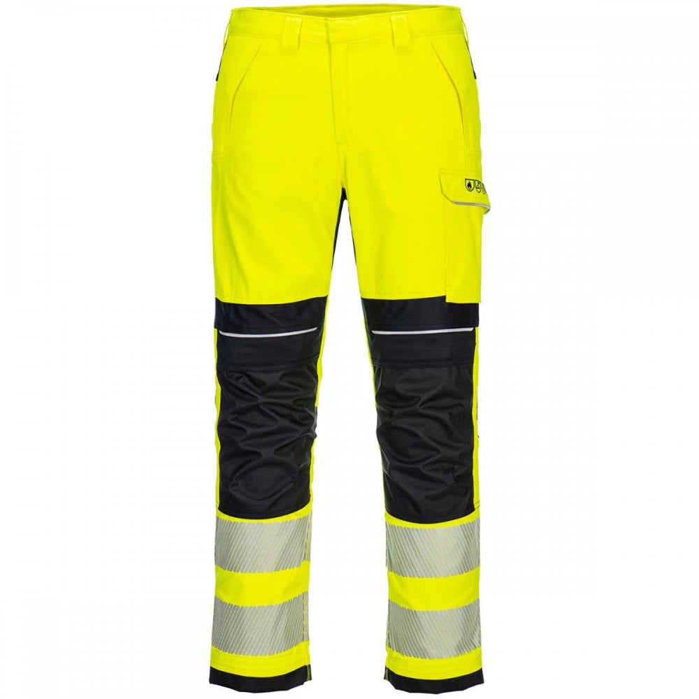 FR406 PW3 FR Hi-Vis Work Trousers
