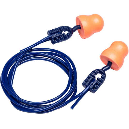 EP12 Easy Fit PU Ear Plugs Corded (200 Pairs)