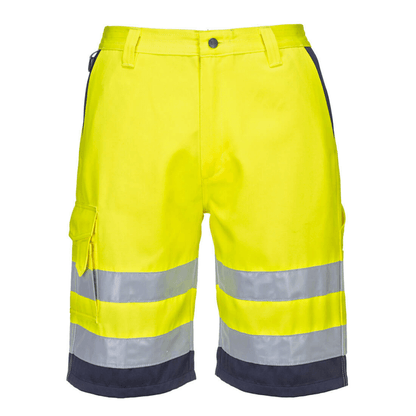 L043 Hi-Vis Lightweight Polycotton Shorts