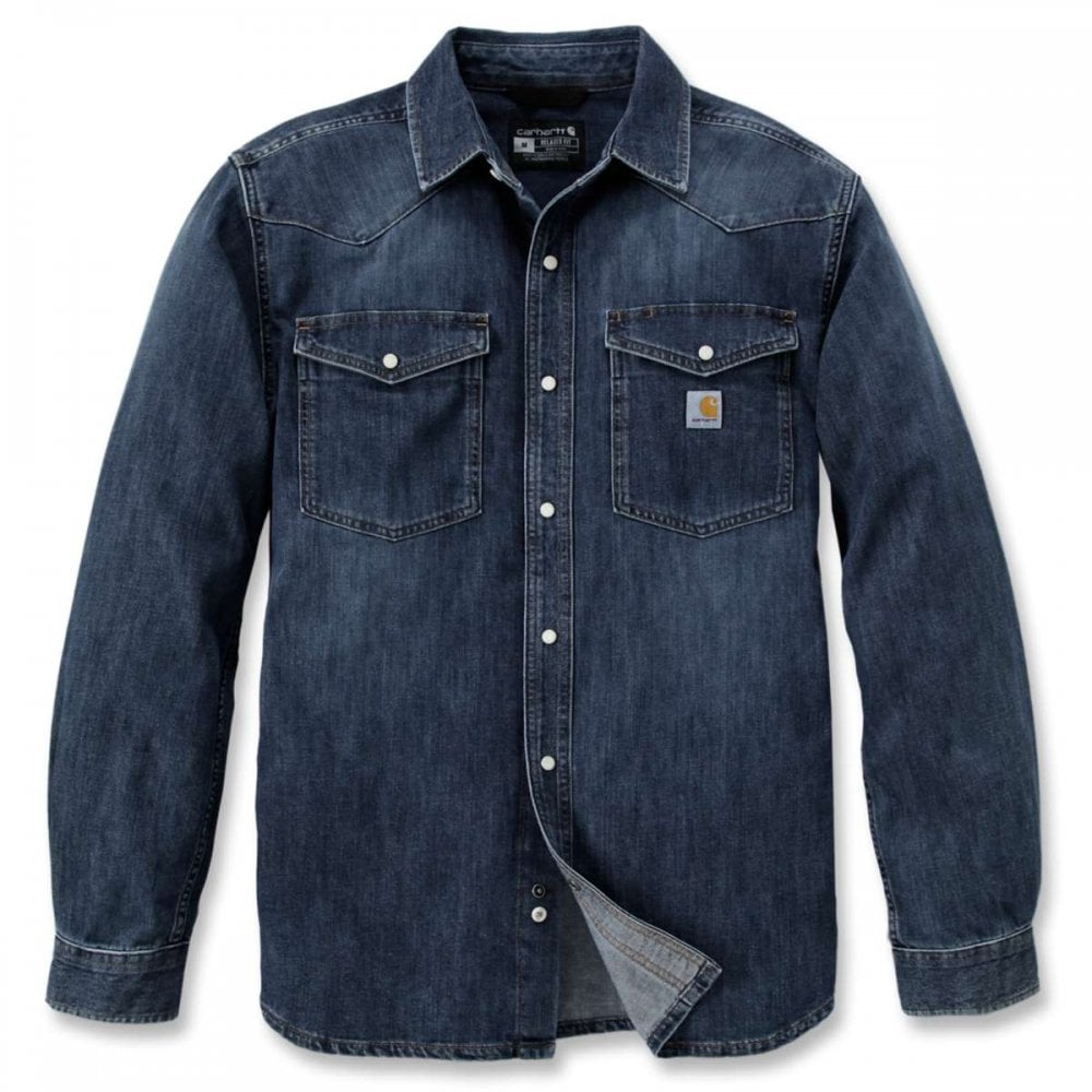 106429 Montana Denim L/S Snap Front Shirt