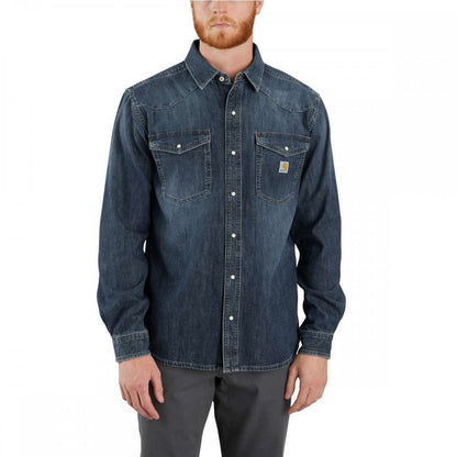 106429 Montana Denim L/S Snap Front Shirt