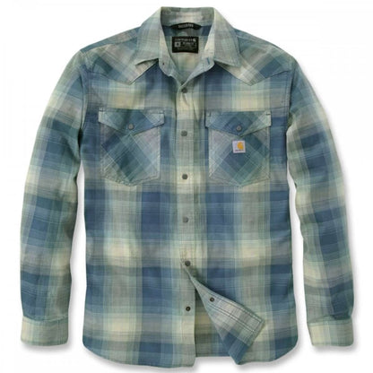 106756 Snap Front Plaid Shirt