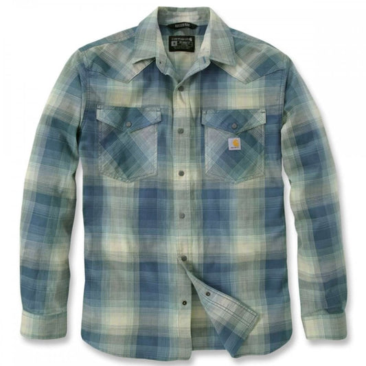 106756 Snap Front Plaid Shirt