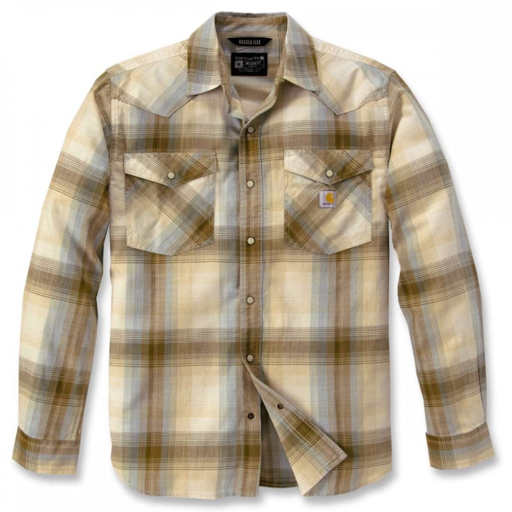 106756 Snap Front Plaid Shirt