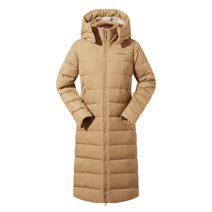 4-A001666 Womens Embo 4In1 Long Down Jacket